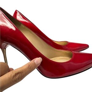 Stuart Weitzman Pumps Gold Heel